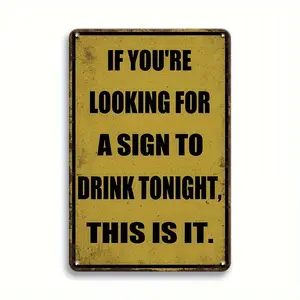 1pc Drinking Humorous Prompt Style 8*12 Inch Aluminum Sign for Bar or Party Decor Lovers 1pc Drinking Humorous Prompt Style 8*12 Inch Aluminum Sign for Bar or Party Decor Lovers