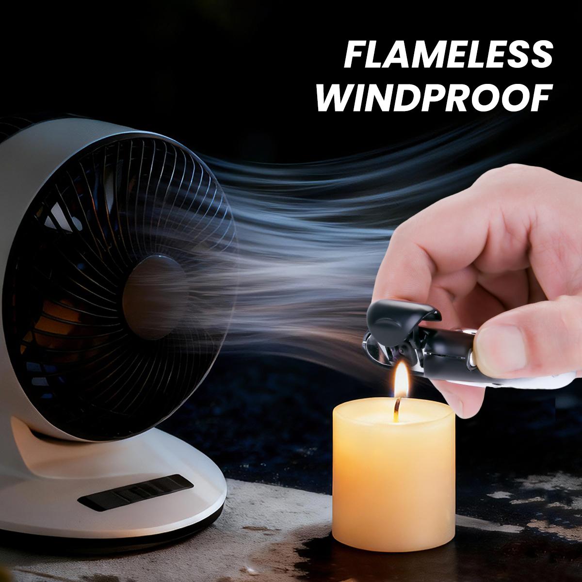 Finger Tip Spinner Lighter, USB‑C rechargeable and windproof. Gradient color design with premium finish | No butane, no fluid, never dies in wind — high-end EDC gadget, fidget toy, and special gift for men and women