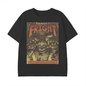 [SALE UP TO 30%] FNAF Fazbears Fright Springtrap T-Shirt, Vintage Horror Game Graphic Tee , T-shirt Unisex Crewneck Made Using 100% US Cotton, Design & Printed In The USA.