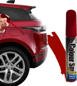 Colour Smart Touch Up Paint Pen for Cars Red Scratch Remover Universal Car Accessories Exterior Decoration Repair for Minor Scratches Easy Application Anti-Rust Waterproof