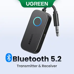 UGREEN Bluetooth 5.2 3.5mm Audio Transmitter/Receiver Adapter for Airpods or Headphones,  for Flight, TV, Car Stereo, MP3 Headset Microphone-TikTokShopBlackFriday ,Tiktokshopstockup
