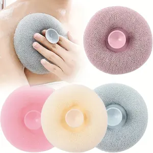 New suction cup massage bath ball, scrubbing bath flower ball, super soft and non-dispersing high-end bath ball, massage ball, cleaning bath ball, essential bathroom bath tool set, family bath gift, Exfoliating bath sponge