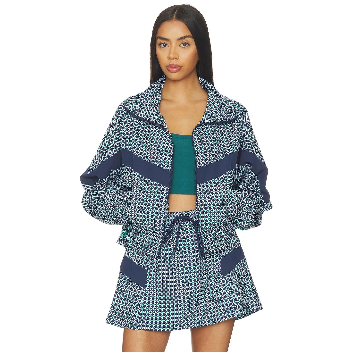 BEACH RIOT Casen Jacket in Twilight Tides Geo