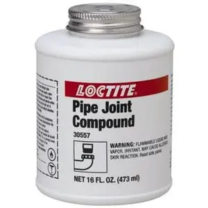 Loctite 16 Fluid Ounce Brush Top Can, Medium Strength Brown Chemical Pipe Thread Sealant Series 5117 1534294