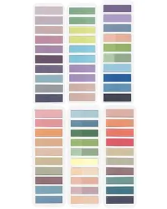 Reading Annotation Tabs - 6 Full Color Sets for Organized Note-Taking and Book Marking