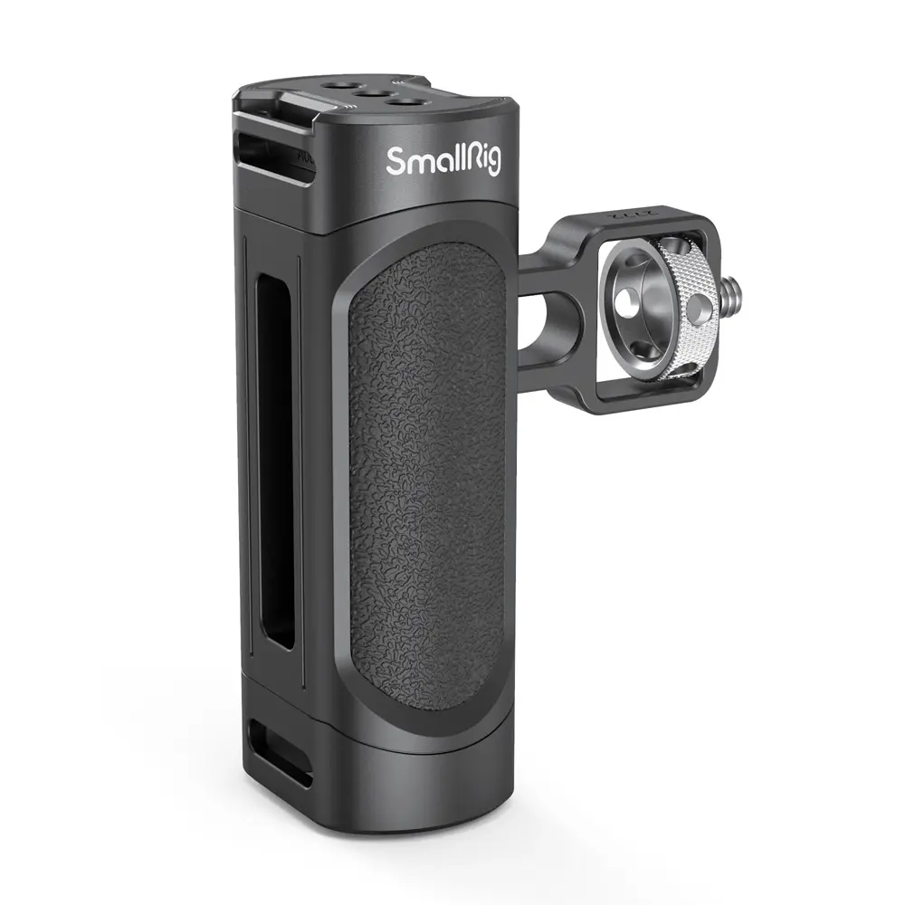 SmallRig Aluminum Side Handle for Smartphone Cage & iPhone Series, Adjustable Portable Handheld Phone Video Rig Accessory with 1/4" Threaded Mount - 2772