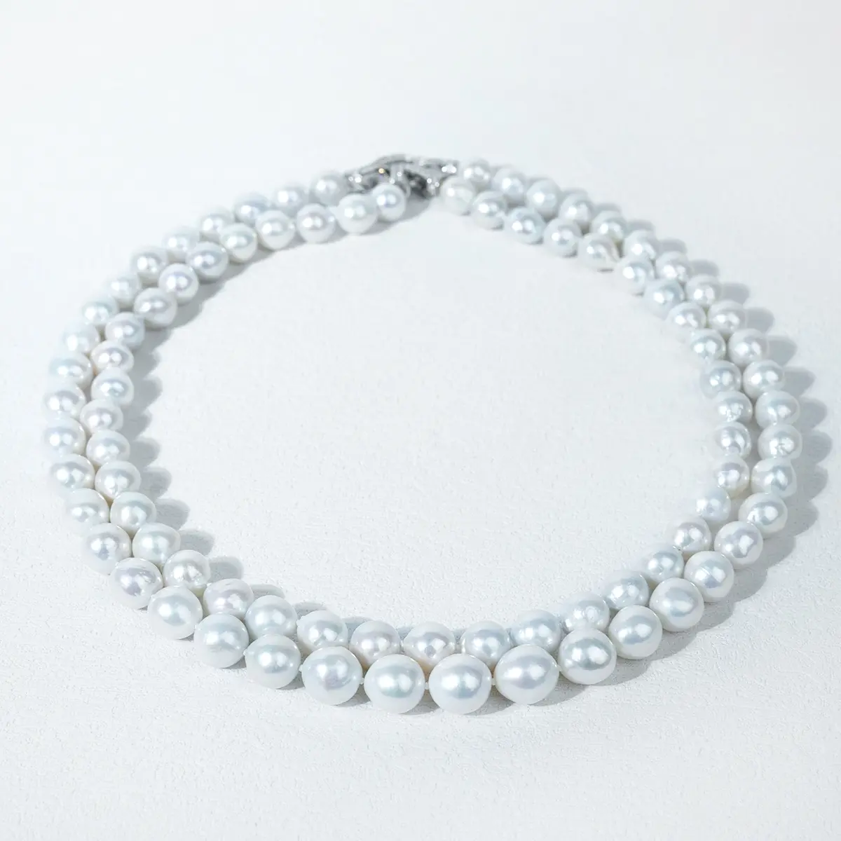 【Mike】LYA023-50 9-11mm Fresh Water Pearl Necklace for birthday/anniversary/holiday /retirement/ graduation presents