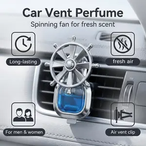 Windmill Air Outlet Aromatherapy, Upgraded Air Outlet Aromatherapy, Replaceable Car Air Freshener Fragrance Diffuser, Five Flavors to Choose From, Classic Design for Car And Home Decoration, Air Freshener Perfume That Can Be Used in Cars, Bathrooms