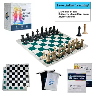Tournament Chess Set Quadruple Weighted Staunton Pieces — MegaChess
