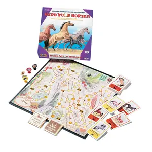 Herd Your Horses Game - Experience the Thrill of Wild Horse Round-Up for 2-4 Players Ages 8+