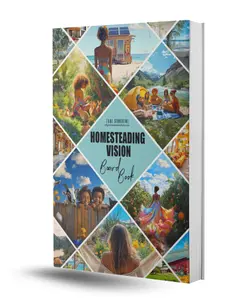 Zani Sunshine Homesteading Vision Board Book Lifestyle Financial Freedom Guided Workbook for Manifesting Dream Property Off Grid Lifestyle & Financial Freedom