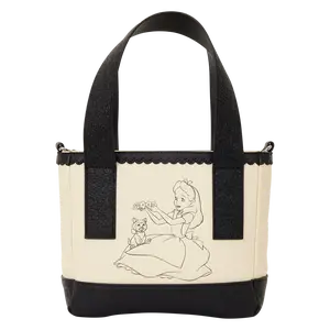 Alice in Wonderland Mini Tote Crossbody Bag