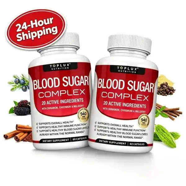 Blood Sugar Complex 20 Vitamins & Minerals Support Overall Health