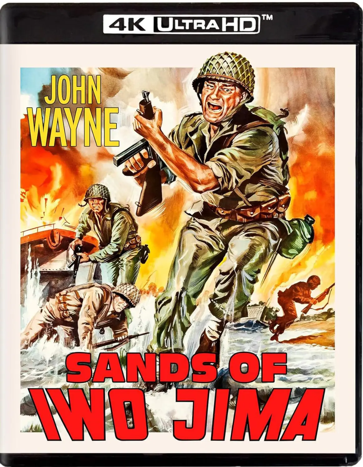 Sands of Iwo Jima  [4K ULTRA HD BLU-RAY MOVIE] Anamorphic, Subtitled