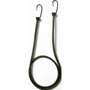 Olive Drab - Deluxe Bungee Shock Cords 36 in. 4 Pack