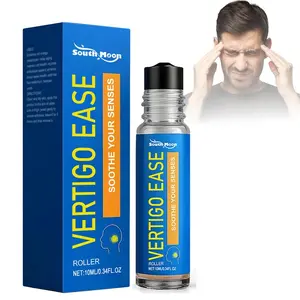 South Moon Vertigo Ease Roll-On Therapeutic Essential Oil, Lavender-Scented Massage Oil for Vertigo Relief, Pocket-Sized Travel-Friendly Aromatherapy Support for Fitness, Wellness Solution & Treatment
