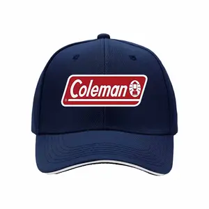 Coleman logo for outdoor products Hip-hop Hat Outdoor Adjustable Casual Hat Men's and women's casual sports outdoor sandwich baseball cap