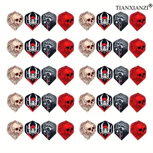40pcs Durable PET Dart Wings - Wrinkle-Free and Bubble-Free Design, Long-Lasting Standard Dart Flights, Darts Gear