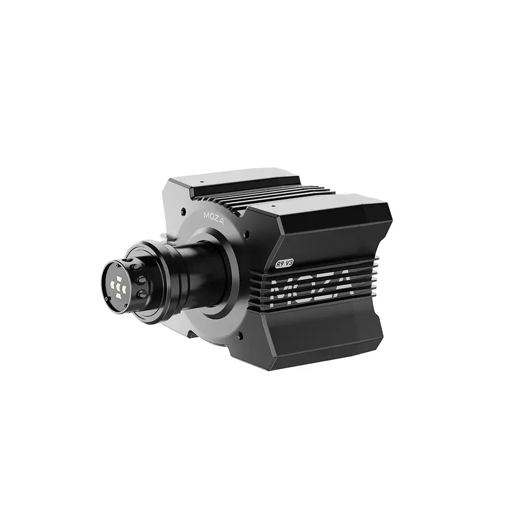 MOZA R9 V3 Wheel Base Direct-Drive System with 9 Nm Torque & 21-bit Magnetic Encoder for High-Performance Sim Racing