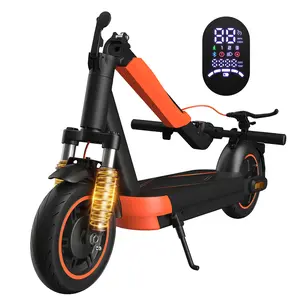 OBX Electric Scooter for Adults-500W Motor, 21MPH & 19-22Miles Range,10'' Inflatable Tires,Portable Folding Commuting E Scooter with Front Shock Absorber and APP