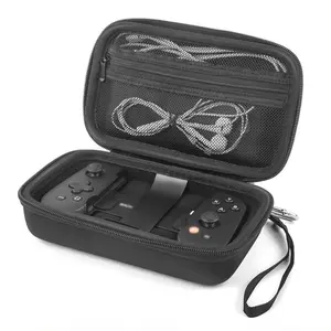 Backbone One/2nd Gen, Large Nylon Hard Shell Carrying Case with Wristband,and Mesh Pocket, Compatible with Backbone One Accessories,Compatible with Backbone One First and Second Generation Mobile Game Controller EVA Storage Bag Control Storage Hard Case