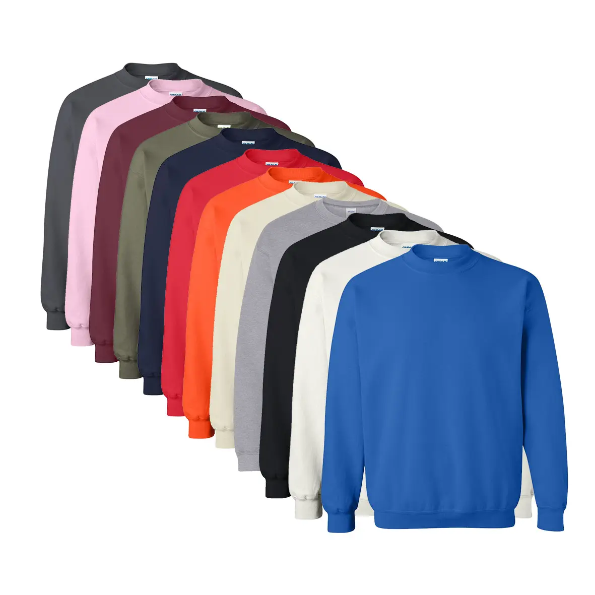 Gildan Unisex Oversized  sweartshirt suitable menswear and womenswear，plain  sweatshirts long sleeve  basic minimalist tops Heavyweight Fleeced fabric Cotton  Hoodie Vintage Outdoorfun