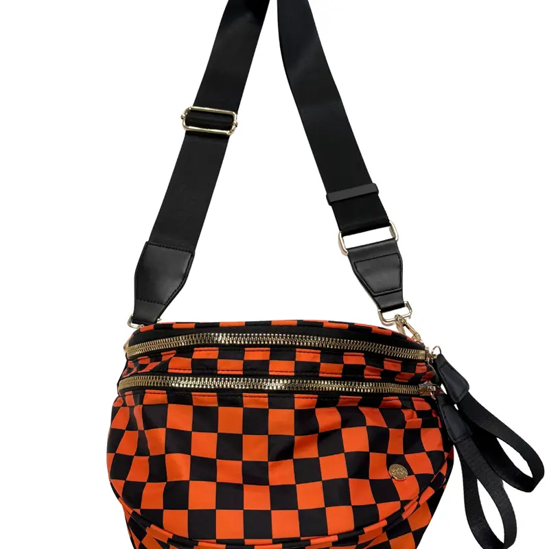 Gold Blush BEST SELLING Nylon Bum Bag Crossbody Bag MORE COLORS! Checkered Bum Bag Versatile Bum Bag