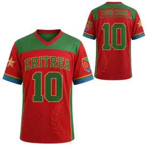 Custom Eritrea Soccer Jersey, Personalized Name Number Football Shirt
