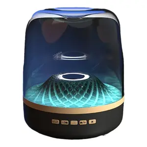 Modern Smart Wireless Home Theater Speaker with Light Show & Wireless - -C Fast, Long-Lasting Battery, - Sound System for Music, Movies, Podcasts - Compatible with Alexa/ Assistant (No Charger Included) - Ideal for Living Room, Bedroom, Off