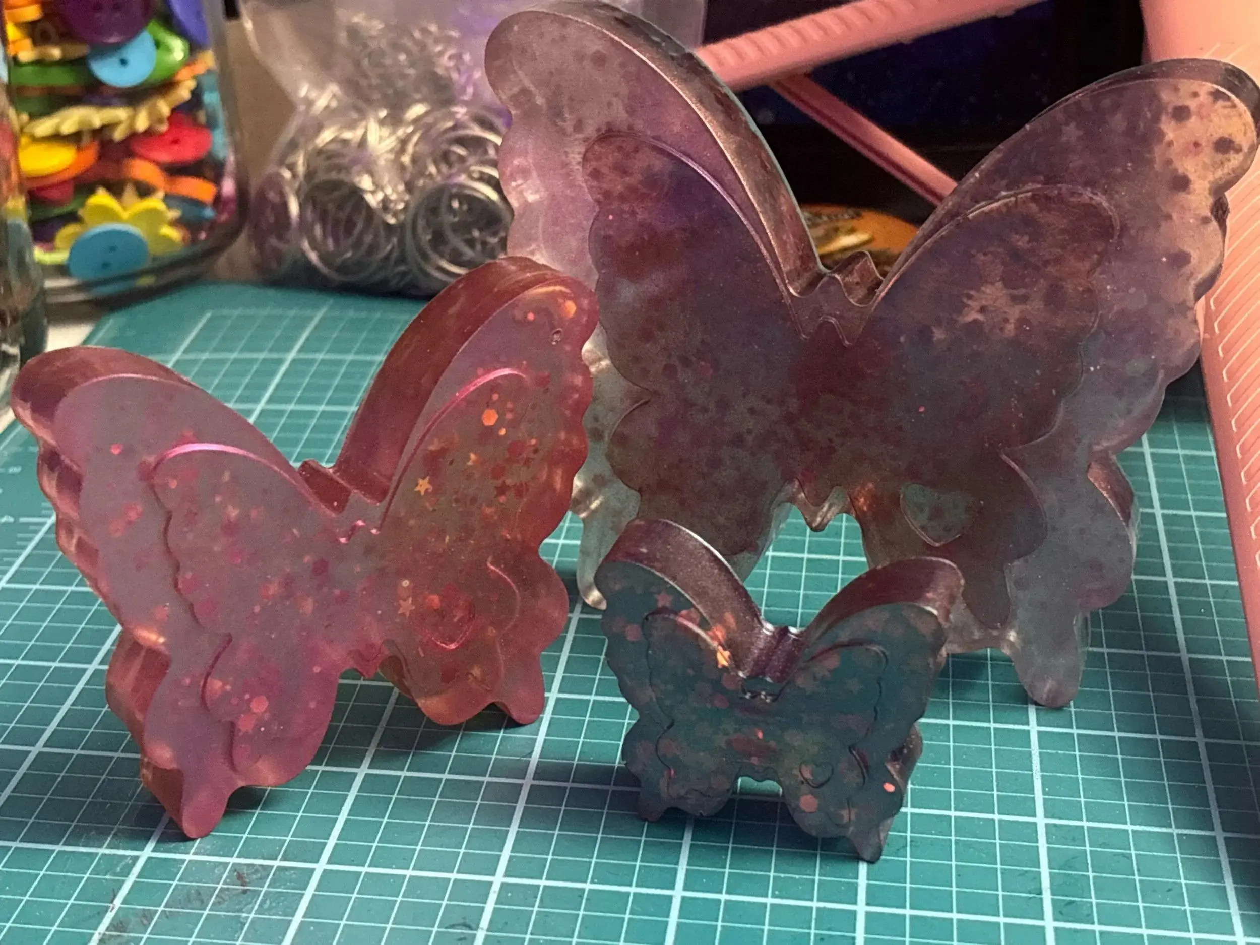 "Wings of Purpose" Resin Butterfly Set