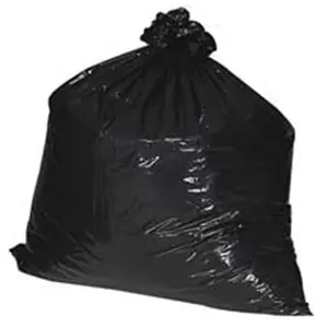 212 MAIN Recycled Plastic Leakproof Trash Can Liners, NAT00994, 55-60 Gal, 1.8mil, 38in.x58in, Black, Dispenser Carton, Flat Bottom