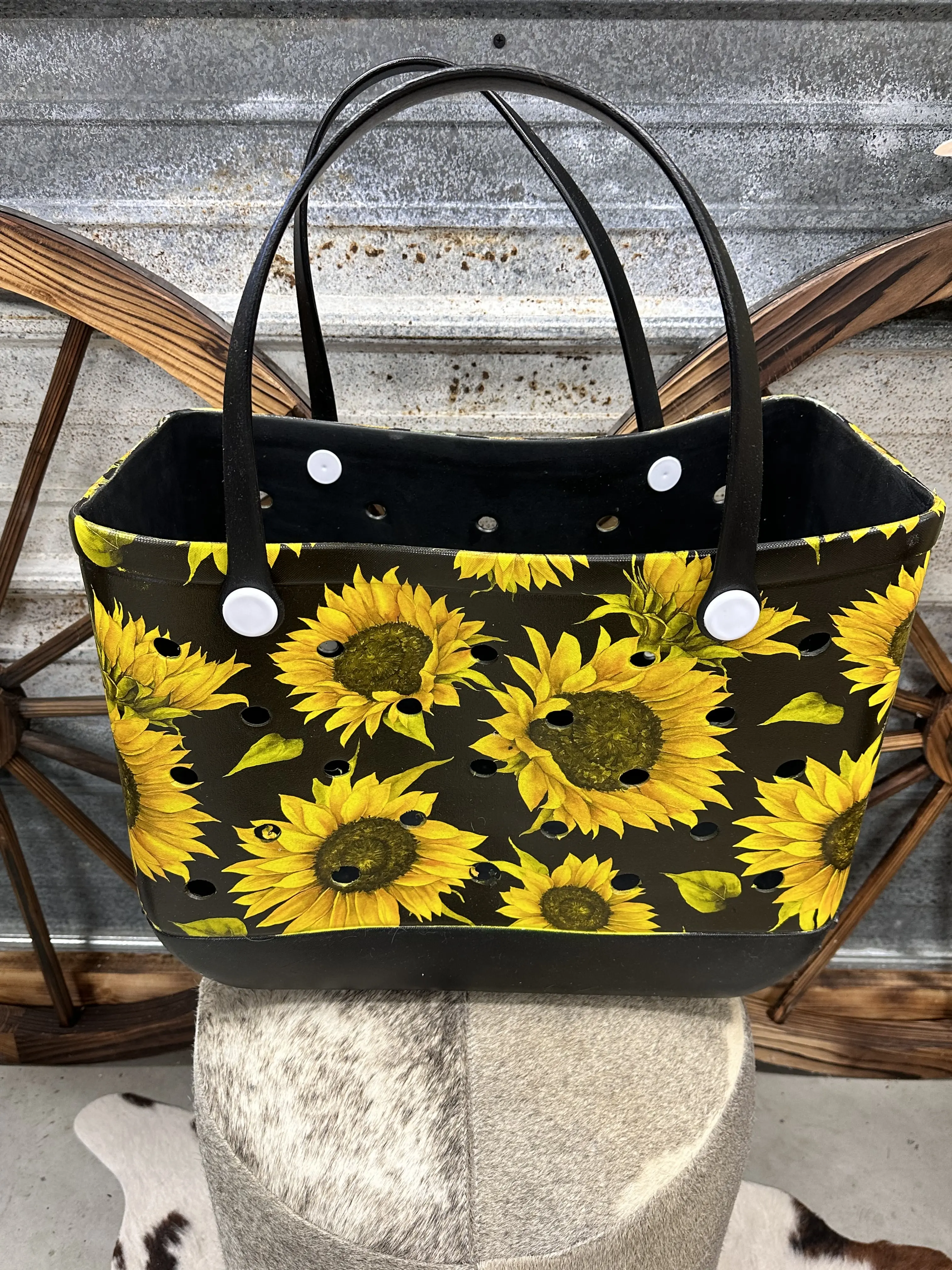 XL Sunflower Beach Bag