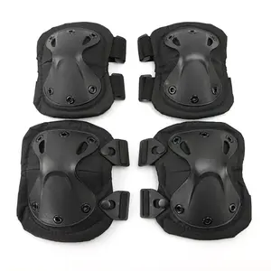 Tactical Knee Pads Elbow Pads Four-Piece Set for Kneeling Crawling Training Cycling Sports Wrist Pads Protective Gear