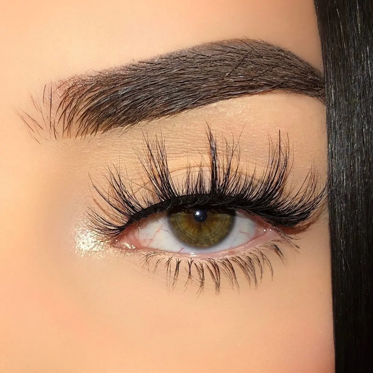 Gabriela Lashes: style “COCO” (1 pair) 3D Mink Lash Strip, 15mm, Medium Length, Round Wispy Eyelashes, High quality & Reusable