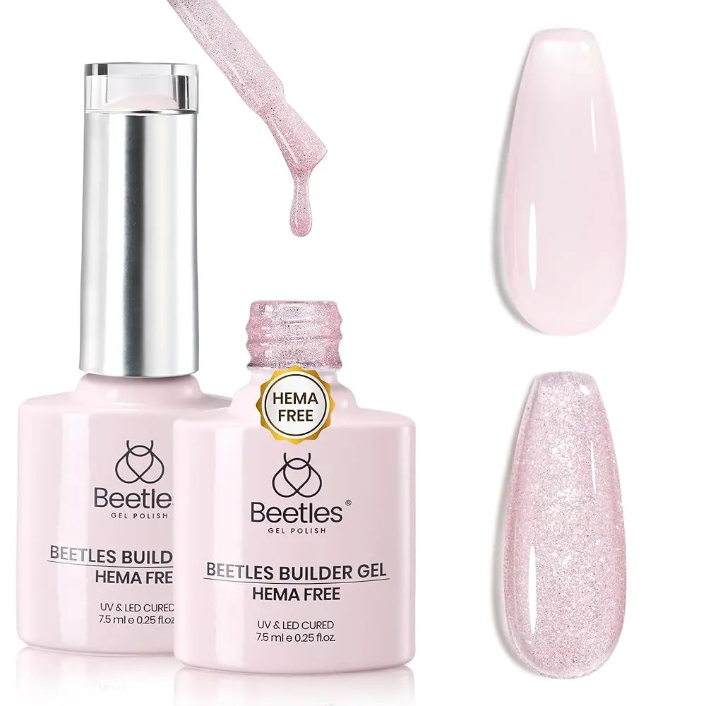 7.5ml Hema-Free Light Purple Glitter