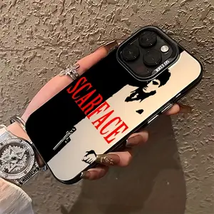 Hot Scarface movie theme phone case for iPhone17 16 15 14 13 12 11 ProMax X  XSMax  Plus, anti-slip matte back cover