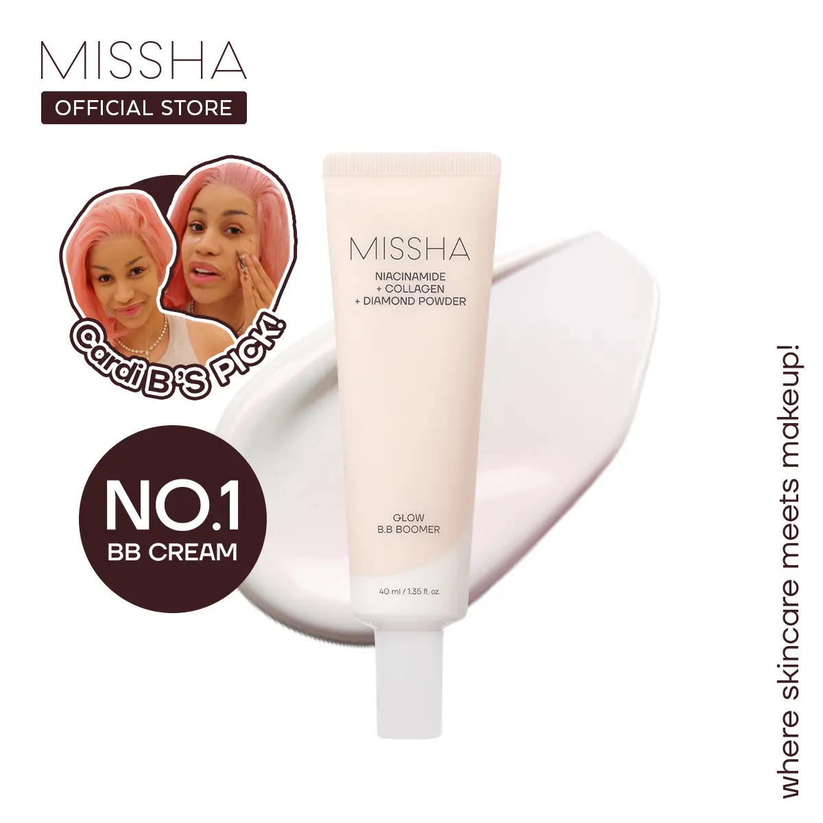 [Cardi B's PICK] M BB Boomer Primer BB Cream