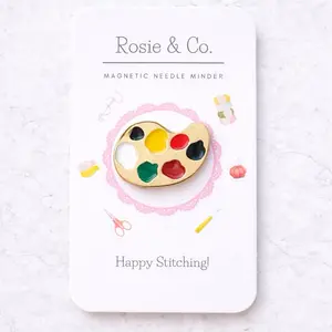 Paint Pallet Magnet Needle Minder