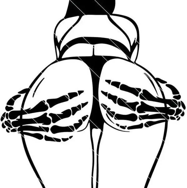 Skeleton Woman Car Decal - Unique Design for Vehicle Decoration