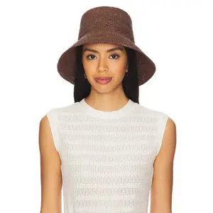 Janessa Leone Felix Hat in Dark Earth