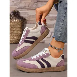 Women's Comfortable Lace-Up Sports Shoes, Lightweight Multi-Functional Casual Sneakers, Non-Slip Rubber Sole, All Seasons Use, Low Top Sneakers1123