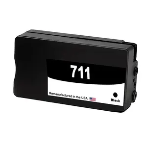 U.S. Remanufactured for HP 711XL 80-ml (CZ133A) Black Ink Cartridge New Chip