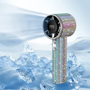 Portable Handheld Fan with 1 Hour Battery Life, USB Rechargeable, Lightweight Travel Camping Outdoor Home Use, Durable Design, Personal Portable Fan