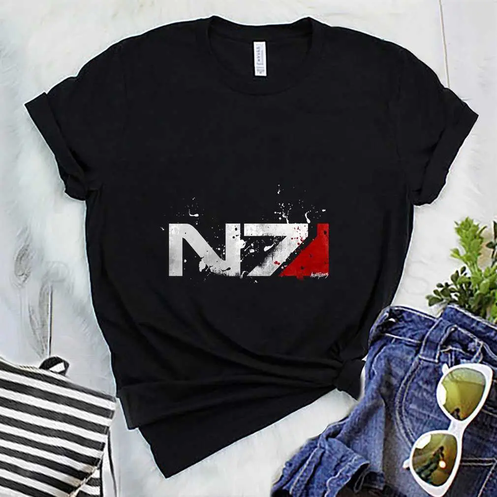 Mass Effect Distressed N7  T-Shirt