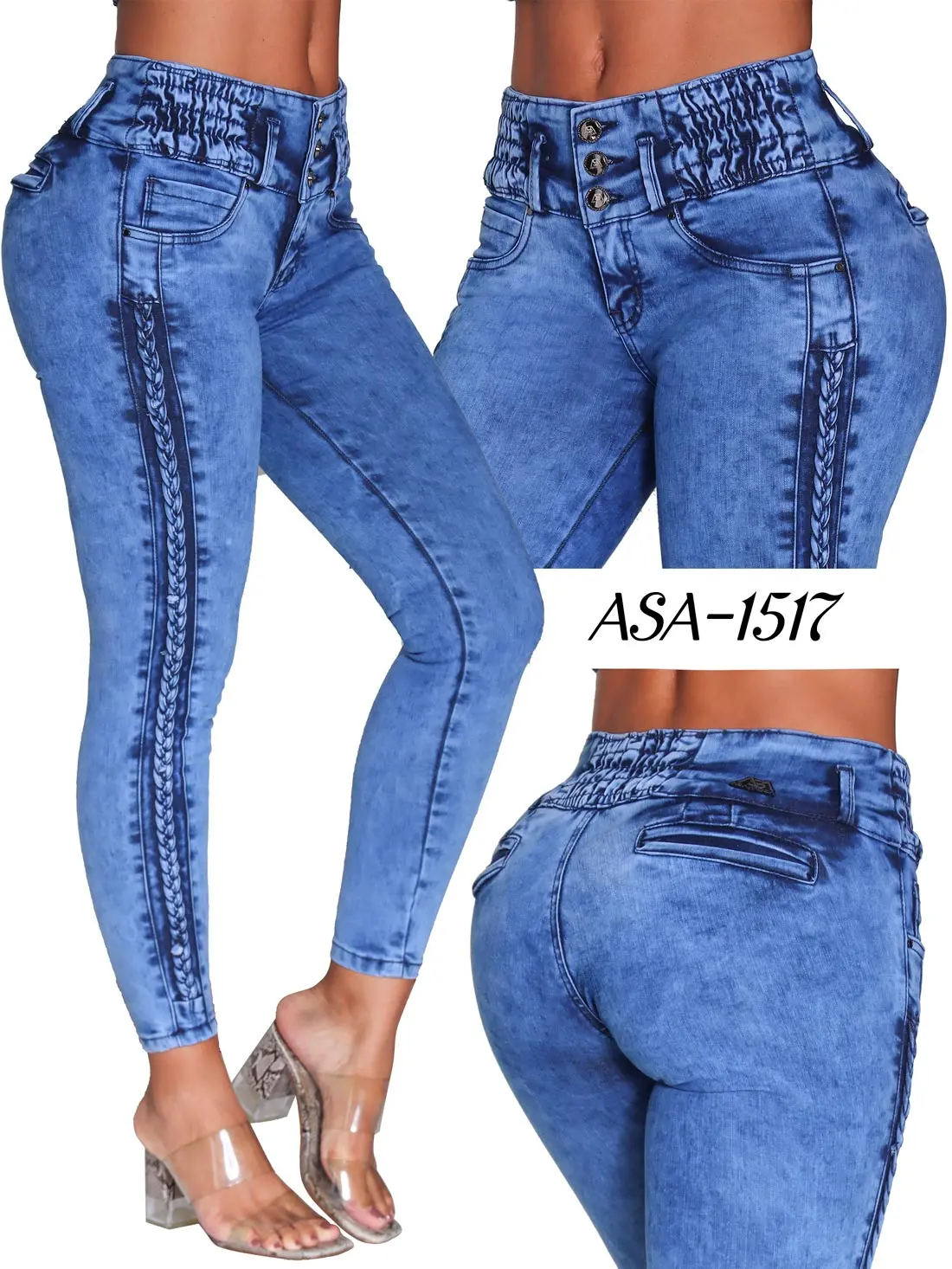 ASA1517 ASA Moda Buttlifting Colombian Jeans