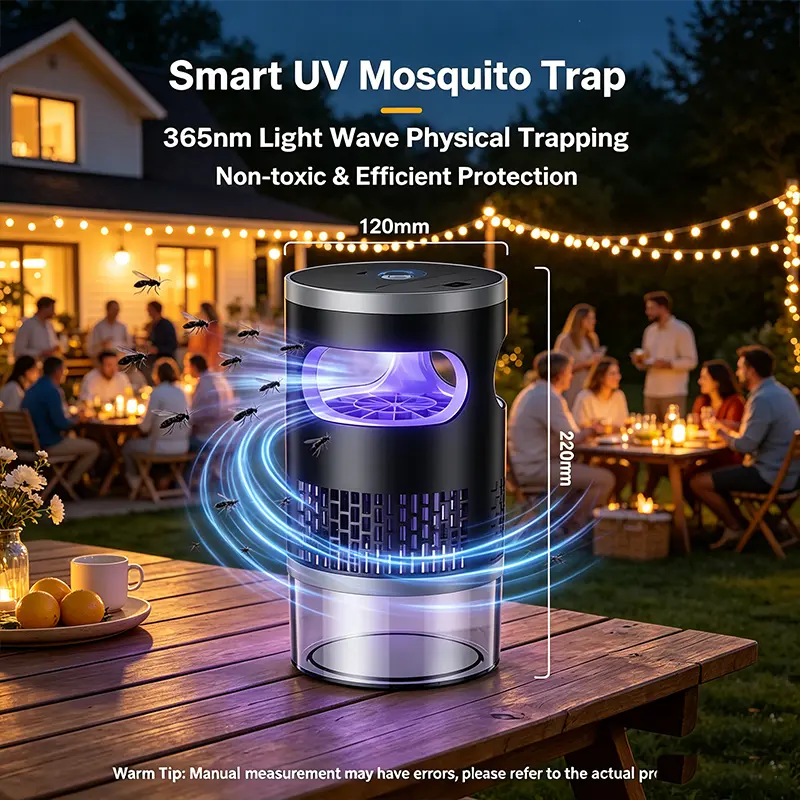 Indoor UV Light Suction Flying Insect Trap, Non-Zapper Bug Catcher Eliminates Mosquitoes, Fruit Flies, Gnats & Moths at Home Nail Care Nail Care Manicure
