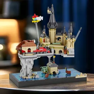 New DIY Hogwarts Castle Building Blocks Set, Unique Collectible Display Piece for Gifts, Unisex Creative Fun for Kids, DIY Building Model, Building Sets