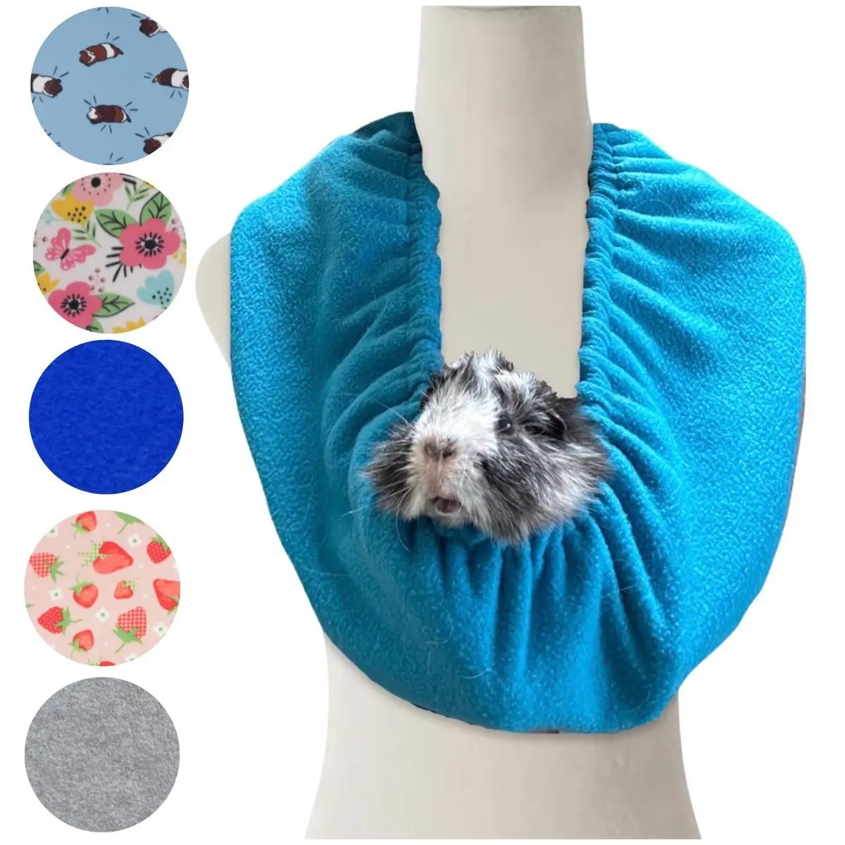 Bonding Scarf | Handmade, Hands-Free Small Pet Carrier Sling [Perfect for Guinea Pigs, Rats, Kittens, Chinchillas, Hedgehogs, Sugar Gliders, Rabbits, Ferrets, Snakes, and other Small Pets]