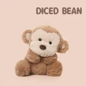 Soft Fabric Monkey Plush Toy, Cute Pet Stuffed Animal, Perfect Gift or Home Decor, Bean Series Monkeys, Adorable and Cuddly, Cute Animal Design, Stuffed Animal Gifts