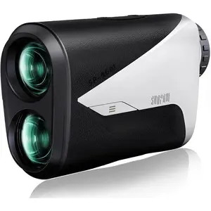 Golf Rangefinder with Slope -1000 Yards Range Finder with Flag Pole Locking Vibration-7X Magnification Rechargeable Golf Range Finders for Hunting